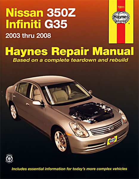 Haynes Reparationshandbok, Nissan 350z & Infiniti G35 Haynes 7201 Haynes