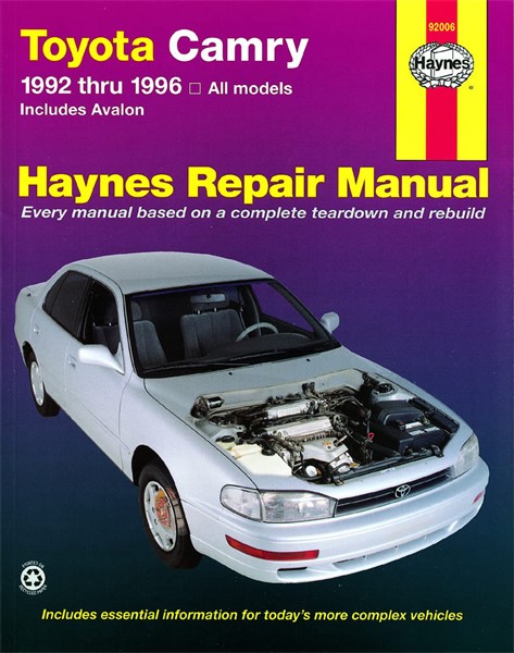 Haynes Reparationshandbok, Toyota Camry & Avalon Haynes 92006 Haynes