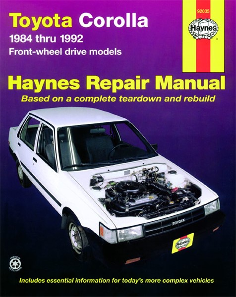 Haynes Reparationshandbok, Toyota Corolla (fwd) Haynes 92035 Haynes