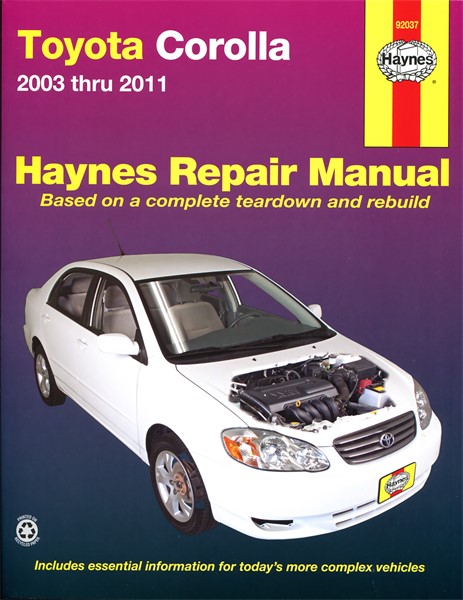 Haynes Reparationshandbok, Toyota Corolla, Universal Haynes 92037 Haynes