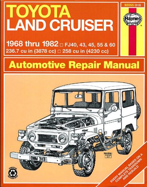 Haynes Reparationshandbok, Toyota Land Cruiser Fj40, 43-60 Haynes Haynes