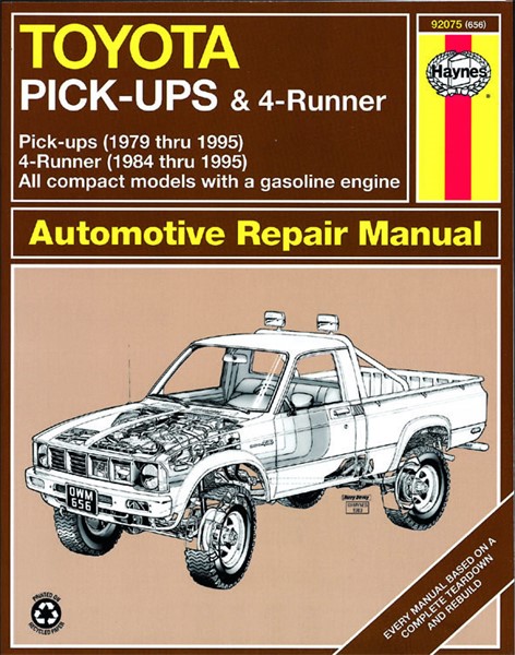 Haynes Reparationshandbok, Toyota Pick-up, Universal Haynes