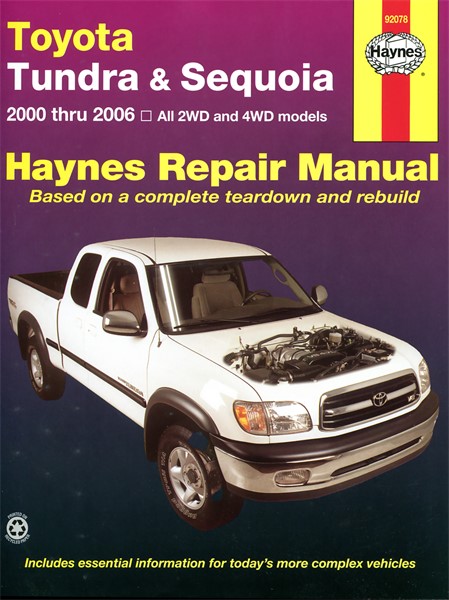 Haynes Reparationshandbok, Toyota Tundra & Sequoia Haynes 92078 Haynes