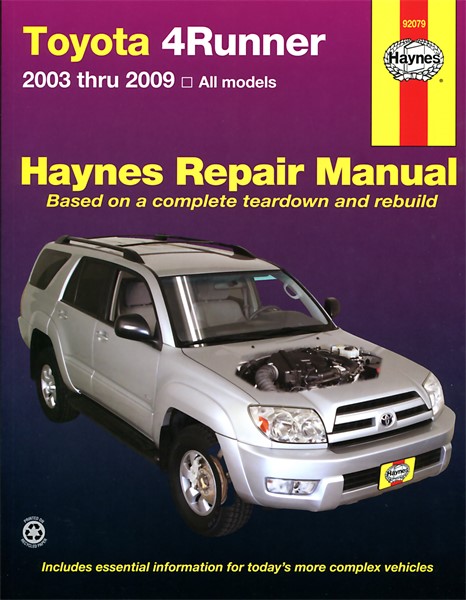 Haynes Reparationshandbok, Toyota 4runner, Universal Haynes 92079 Haynes