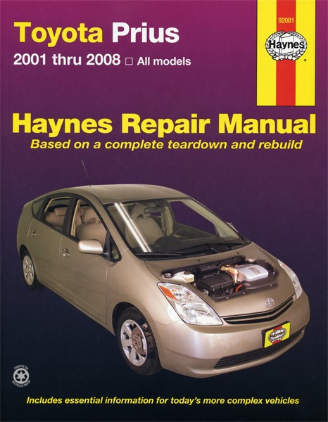 Haynes Reparationshandbok, Toyota Prius, Universal Haynes 92081 Haynes