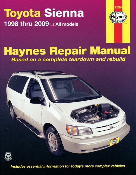 Haynes Reparationshandbok, Toyota Sienna, Universal Haynes 92090 Haynes