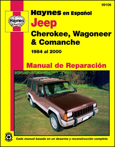 Haynes Reparationshandbok, Jeep Cherokee, Wagoneer Comanche Hayne Haynes