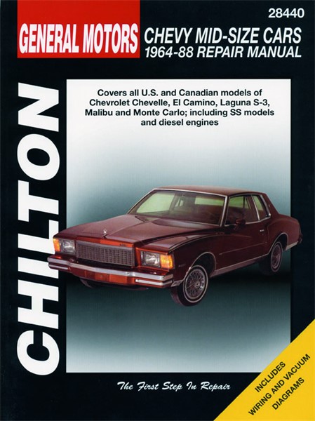 Haynes Reparationshandbok, Chevrolet Mid-size Cars Haynes HayC284 Haynes