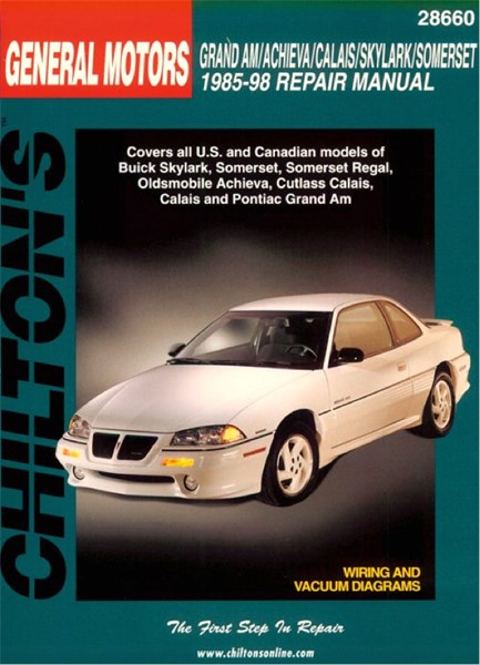 Gm: Grand Am/achieva/calais/skylark/somerset 1985 - 98 Haynes Hay Haynes