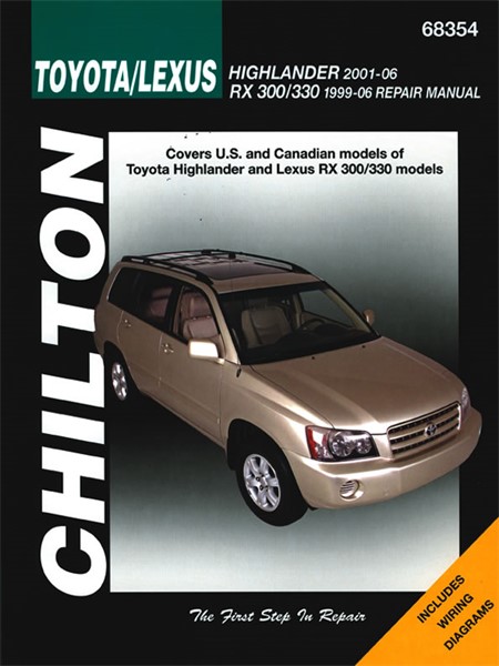 Haynes Reparationshandbok, Toyota Highlander & Lexus Rx-330 Hayne Haynes