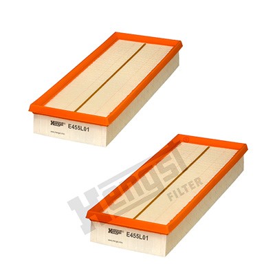 Luftfilter, Tvåsidig Hengst filter E455L01-2 HENGST FILTER