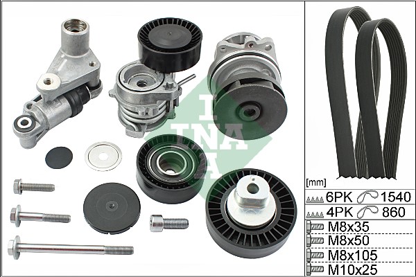 Vattenpump + spårremssats Ina 529 0053 30 INA