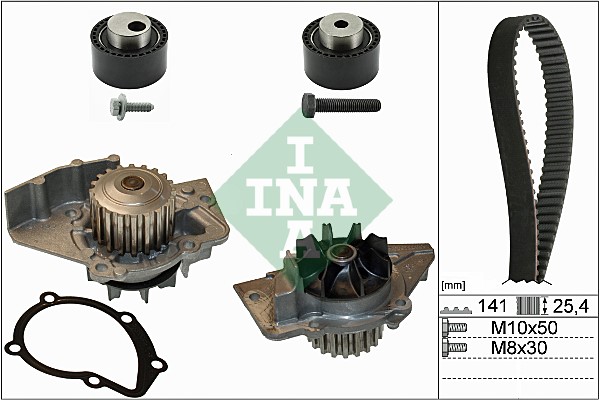 Kamremskit med vattenpump Ina 530 0111 30 INA