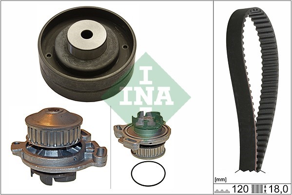 Kamremskit med vattenpump Ina 530 0151 30 INA