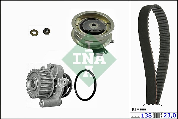 Kamremskit med vattenpump Ina 530 0171 30 INA