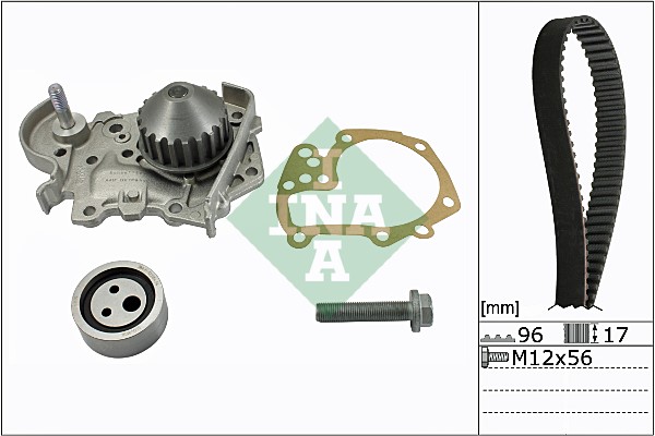 Kamremskit med vattenpump Ina 530 0191 31 INA