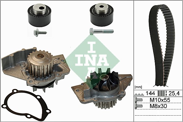 Kamremskit med vattenpump Ina 530 0235 30 INA