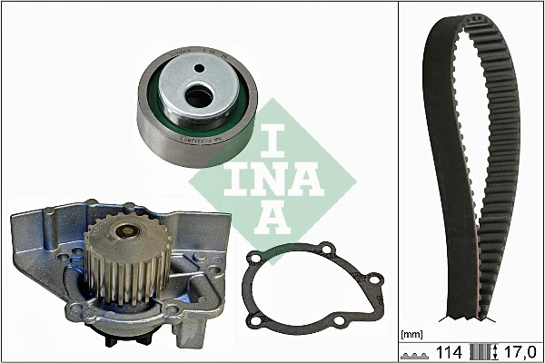 Kamremskit med vattenpump Ina 530 0258 30 INA