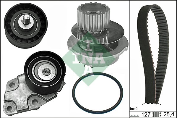 Kamremskit med vattenpump Ina 530 0332 31 INA