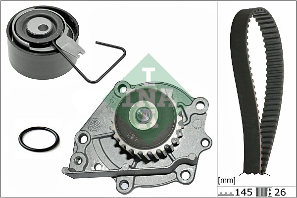 Kamremskit med vattenpump Ina 530 0376 30 INA