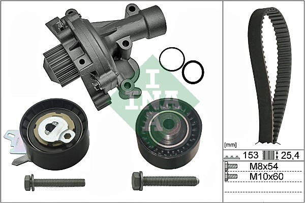 Kamremskit med vattenpump Ina 530 0471 30 INA