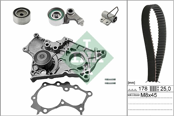 Kamremskit med vattenpump Ina 530 0543 30 INA