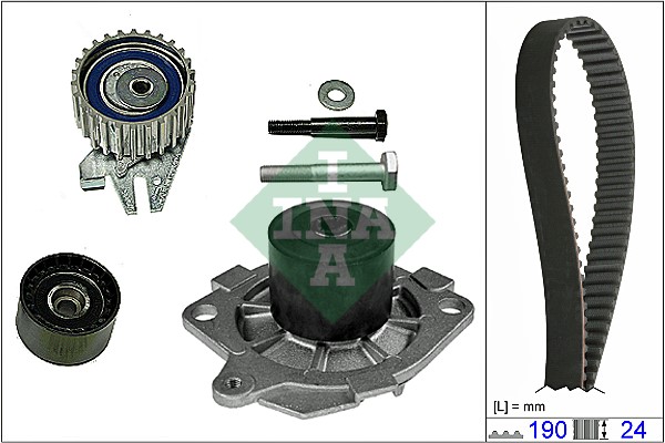 Kamremskit med vattenpump Ina 530 0622 30 INA