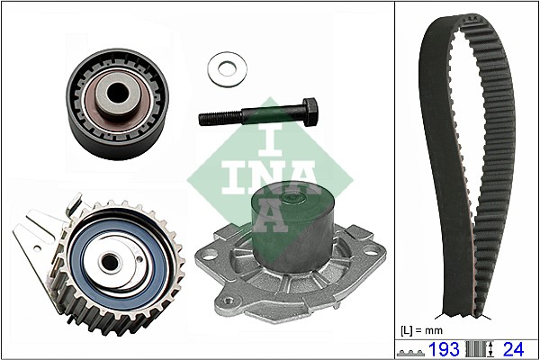 Kamremskit med vattenpump Ina 530 0623 30 INA