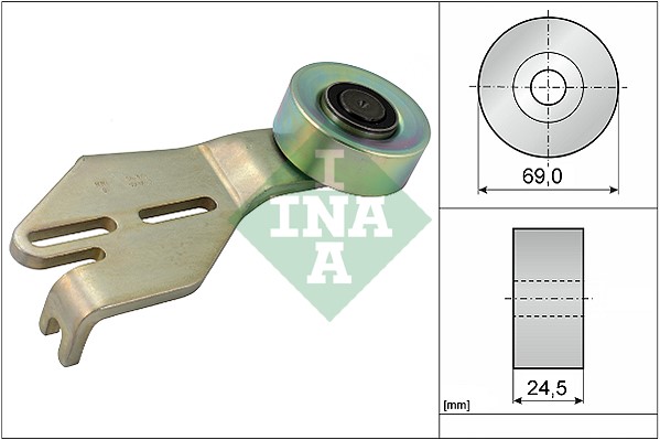 Spännrulle, Drivrem Ina 531 0238 10 INA
