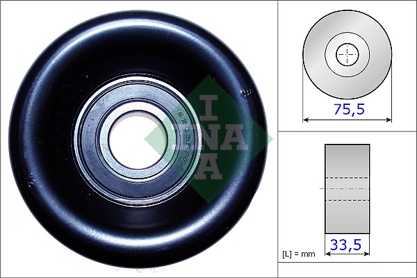 Spännrulle, Drivrem Ina 531 0827 10 INA