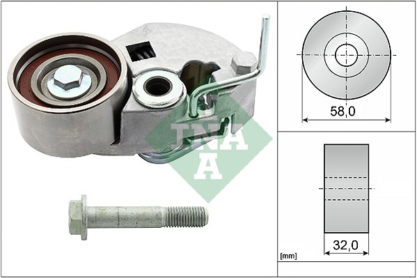 Spännrulle, kamrem Ina 531 0843 10 INA
