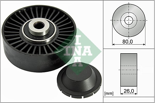 Styrrulle, drivrem Ina 532 0370 20 INA