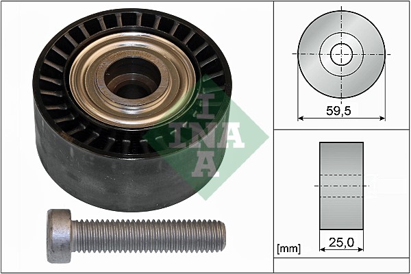 Styrrulle, drivrem 120A Ina 532 0433 10 INA