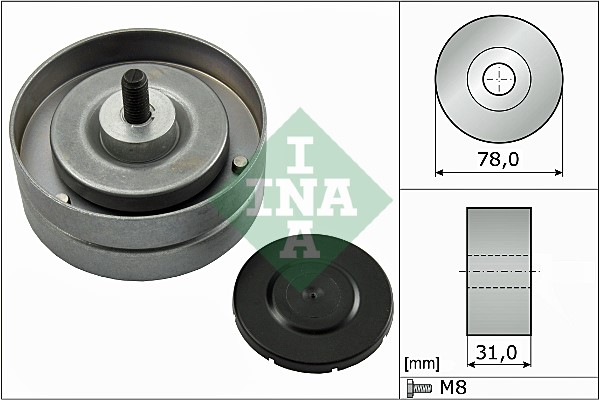 Styrrulle, drivrem Ina 532 0463 10 INA