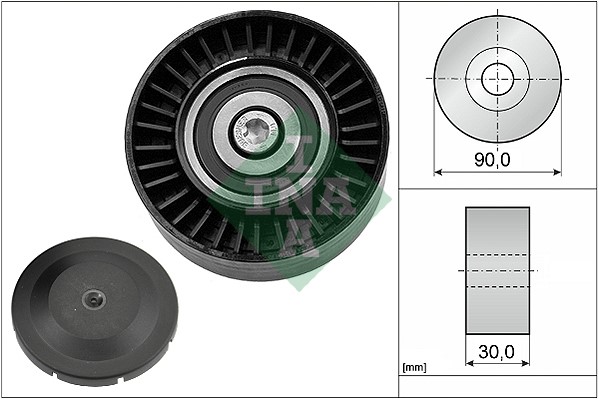 Styrrulle, drivrem Ina 532 0514 10 INA Styrrulle, drivrem Ina 532 0514 10 INA