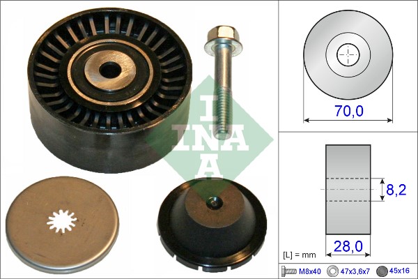 Styrrulle, drivrem Ina 532 0600 10 INA