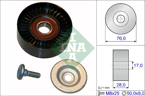 Styrrulle, drivrem Ina 532 0648 10 INA Styrrulle, drivrem Ina 532 0648 10 INA