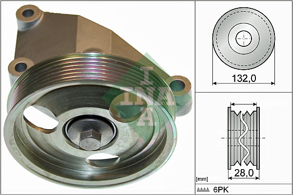 Styrrulle, drivrem Ina 532 0650 10 INA