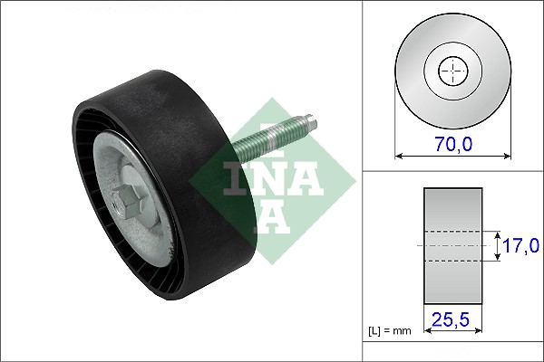 Styrrulle, drivrem Ina 532 0652 10 INA Styrrulle, drivrem Ina 532 0652 10 INA