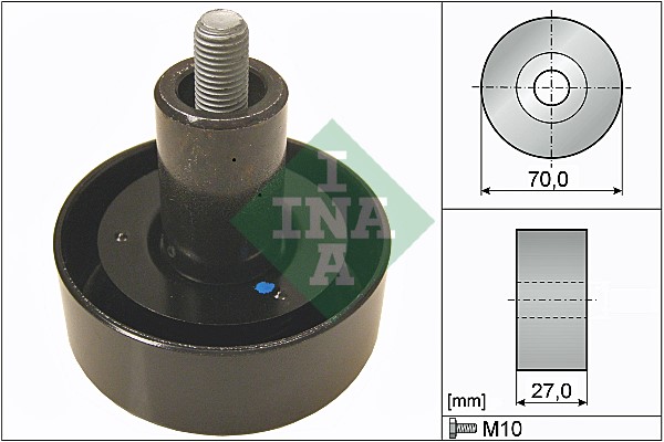 Styrrulle, drivrem Ina 532 0657 10 INA Styrrulle, drivrem Ina 532 0657 10 INA