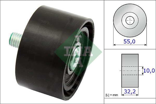 Styrrulle, drivrem Ina 532 0659 10 INA Styrrulle, drivrem Ina 532 0659 10 INA