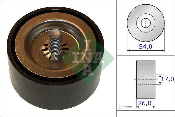 Styrrulle, drivrem Ina 532 0672 10 INA Styrrulle, drivrem Ina 532 0672 10 INA