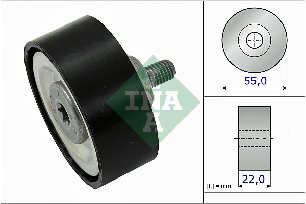 Styrrulle, drivrem Ina 532 0720 10 INA