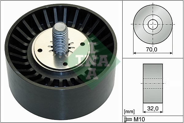 Styrrulle, drivrem Ina 532 0735 10 INA Styrrulle, drivrem Ina 532 0735 10 INA
