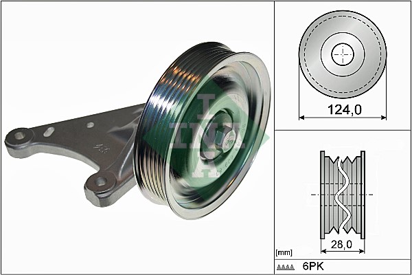 Styrrulle, drivrem Ina 532 0773 10 INA Styrrulle, drivrem Ina 532 0773 10 INA
