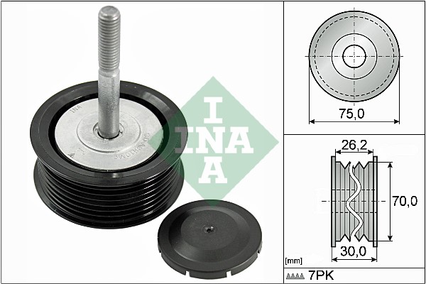 Styrrulle, drivrem Ina 532 0792 10 INA Styrrulle, drivrem Ina 532 0792 10 INA