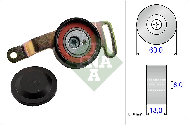 Sträckare, flerspårsrem Ina 533 0078 10 INA