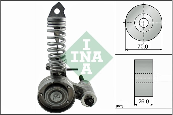 Sträckare, flerspårsrem Ina 533 0085 30 INA