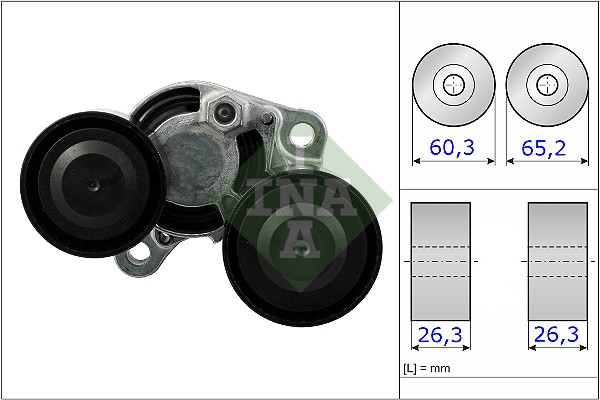 Sträckare, flerspårsrem Ina 534 0482 10 INA
