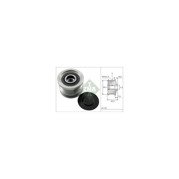 Frihjulskoppling, generator Ina 535 0143 10 INA